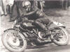 Aurelio Galfetti su una Moto Guzzi